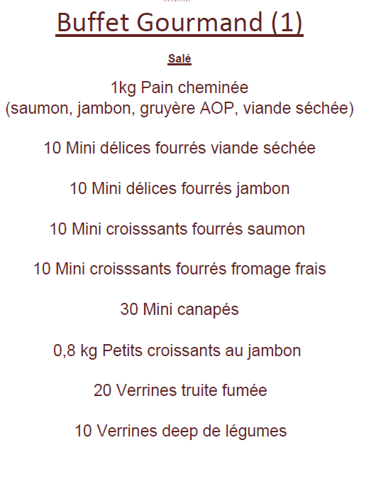 Capture d’écran buffet gourmand 1